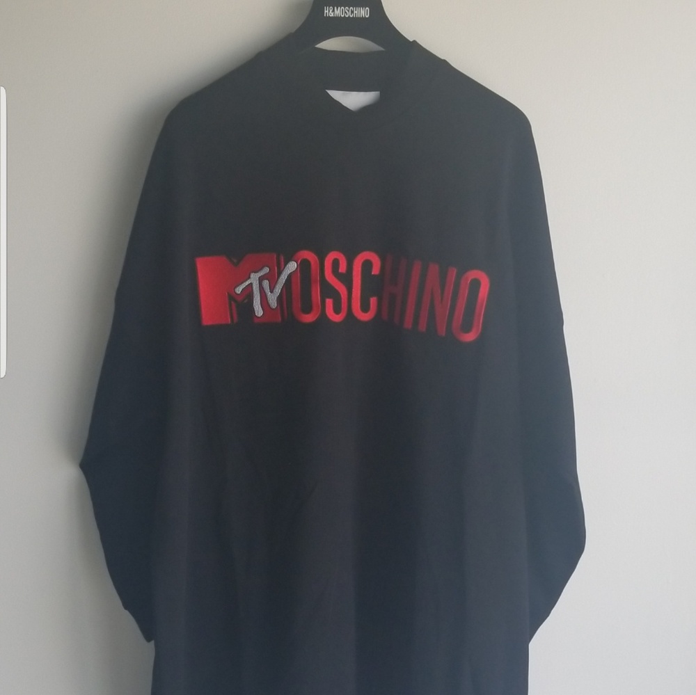 Moschino x H&M  Black Sweatshirt DRESS
